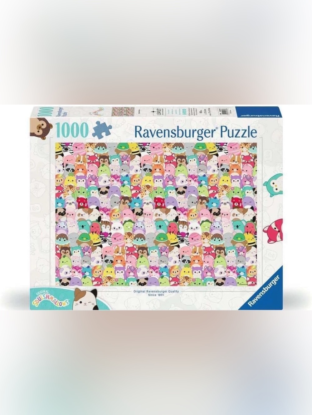 NEW Ravensburger 00746 Squishmallows Challenge 1000Pc Jigsaw Puzzle SEALED BAG